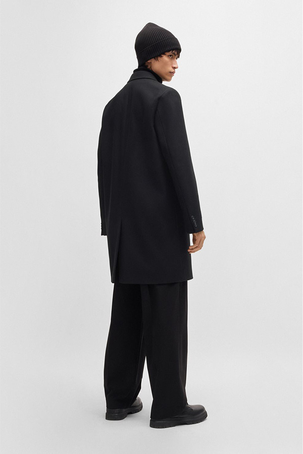 ΠΑΛΤΟ HUGO - 001 ΜΑΥΡΟ